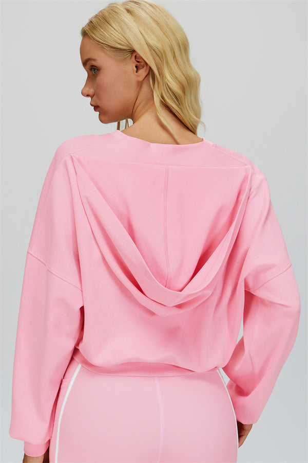 The Whisper V-Neck Hoodie