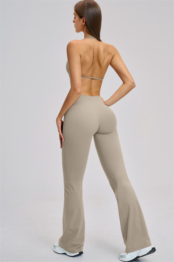 The Zestful Sports Bra Flared Leggings 2-Piece Set