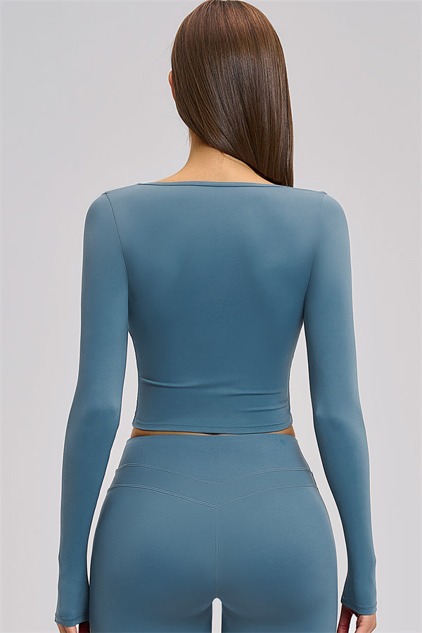 The Stride Long Sleeve T-shirt Flared Leggings 2-Piece Set