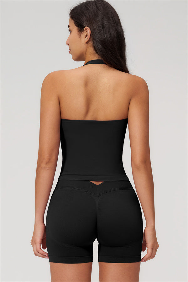 The Empower Halter Crop Top
