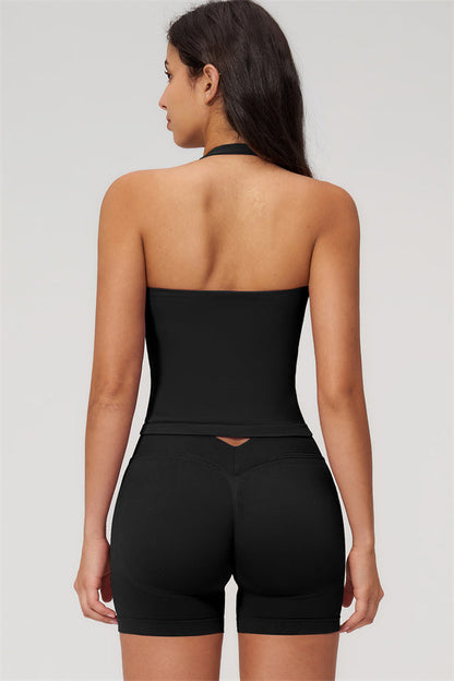 The Empower Halter Crop Top