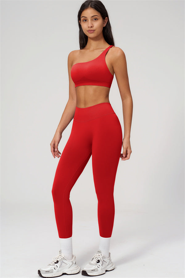 The Empower One-Shoulder Sports Bra