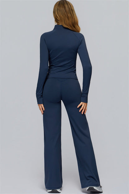 The FlexCore Pure Zip Jacket Flared Leggings 2-Piece Set