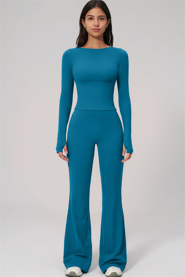 The Rapture Long Sleeve T-shirt Flared Leggings 2-Piece Set