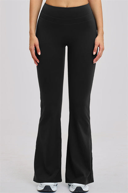 The Stride Crop Top Flared Leggings 2-Piece Set