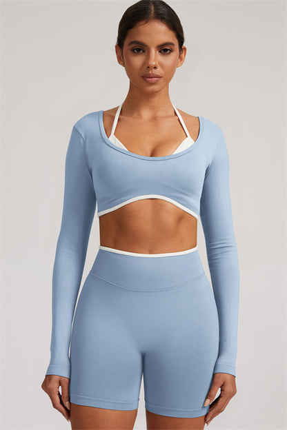 The Elevate Long Sleeve Crop top