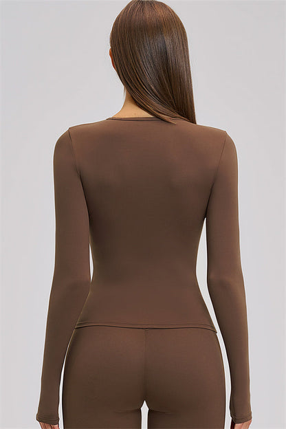 The Dynamic Long Sleeve T-shirt Straight Leg Pants 2-Piece Set