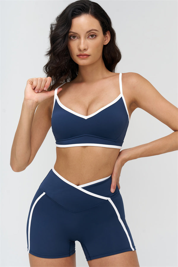 The Crave Contrast Sports Bra