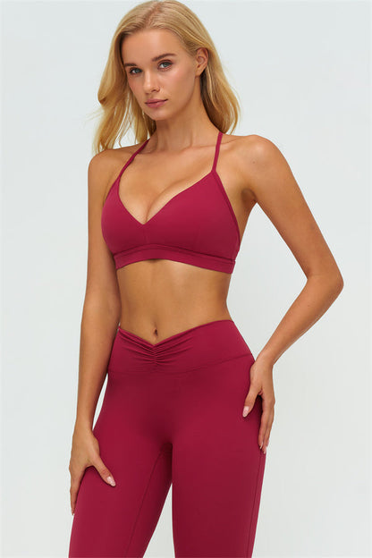 The Lushness Y-Back Sports Bra Leggings 2-Piece Set