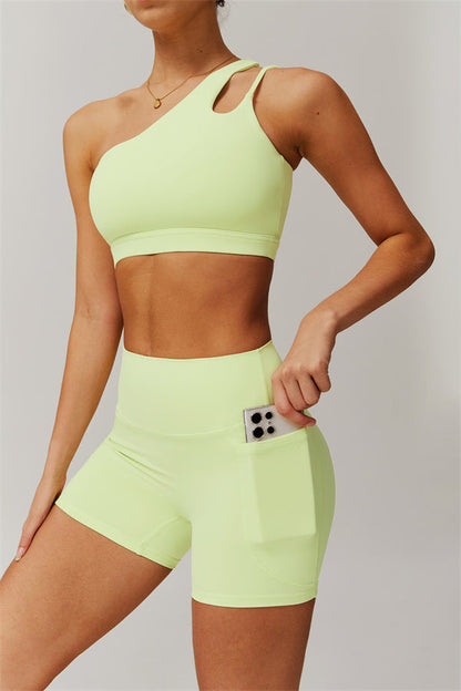The Blissful Rose Sports Bra Shorts 2-Piece Set