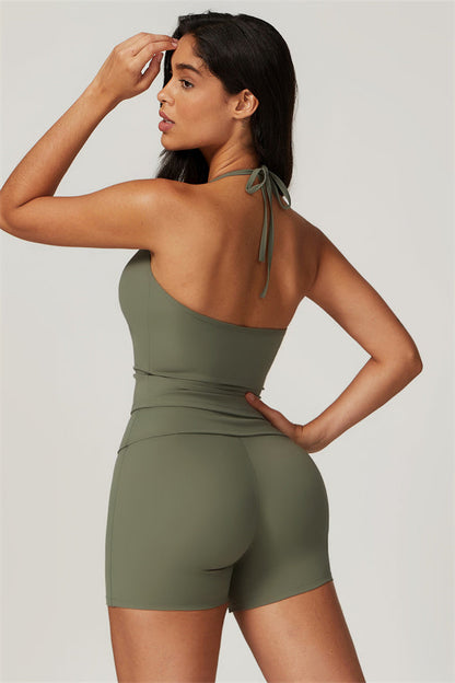 The Surge Halter Crop Top
