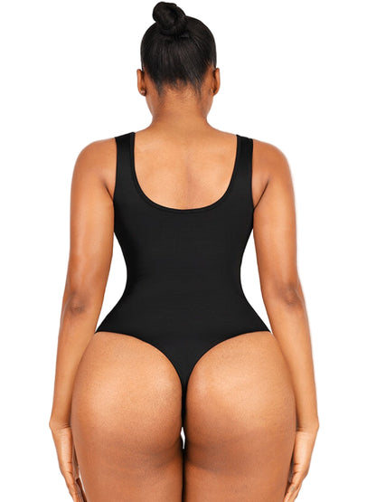 Zip-Front High-Cut Swimsuit