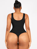 Zip-Front High-Cut Tummy Control One-Piece Swimsuit – Sleek & Functional
