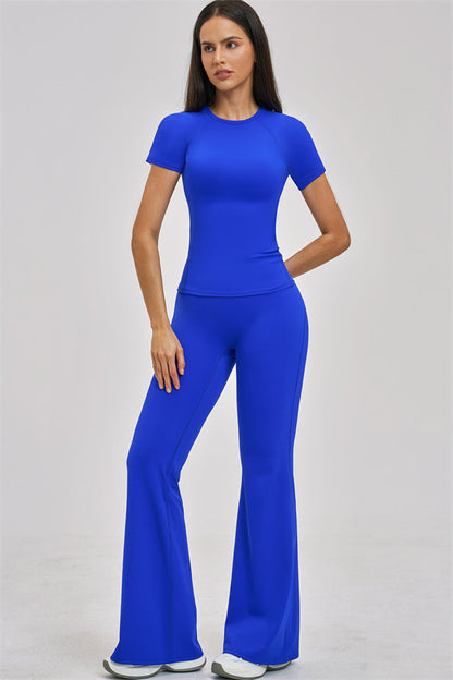 The Zenith T-shirt Flared Leggings 2-Piece Set