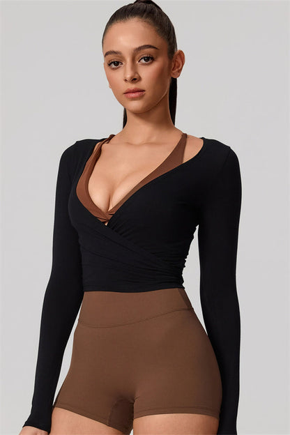 The Lively Long Sleeve Crop Top