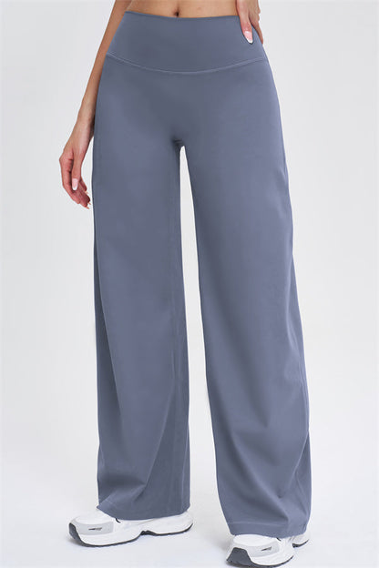 The Stride Crop Top Straight Leg Pants 2-Piece Set