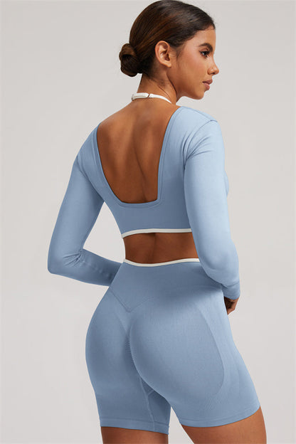 The Elevate Long Sleeve Crop top
