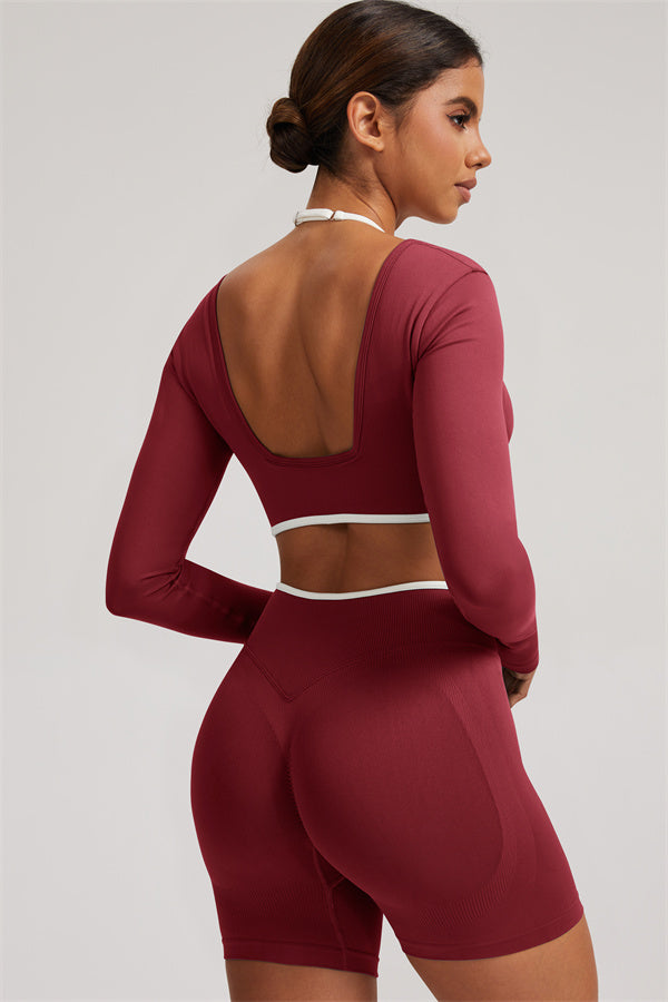 The Elevate Long Sleeve Crop top