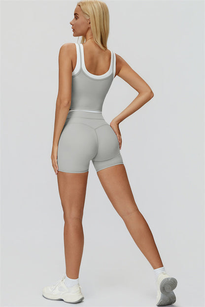 The Canyon Crop Tank Shorts 2-Piece Set