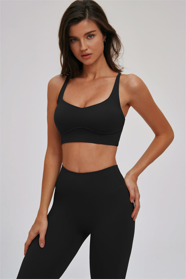 The Kinetic Cross Back Sports Bra Leggings 2-Piece Set