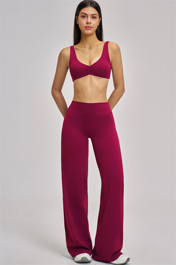 The Swoon Sports Bra Flared Leggings 2-Piece Set