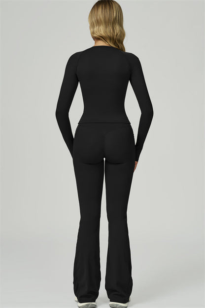 The FlexFit Active Top Flared Leggings 2-Piece Set