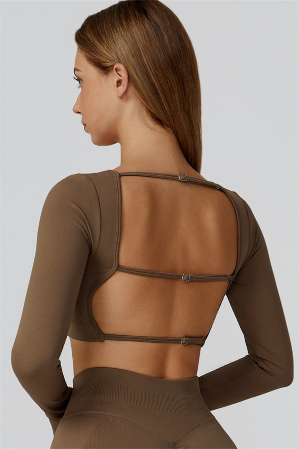 The Reign Long Sleeve Crop Top