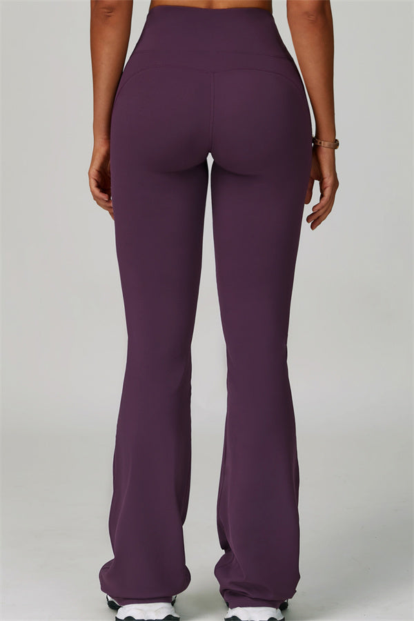 The Bold Halter Sports Bra Flared Leggings 2-Piece Set
