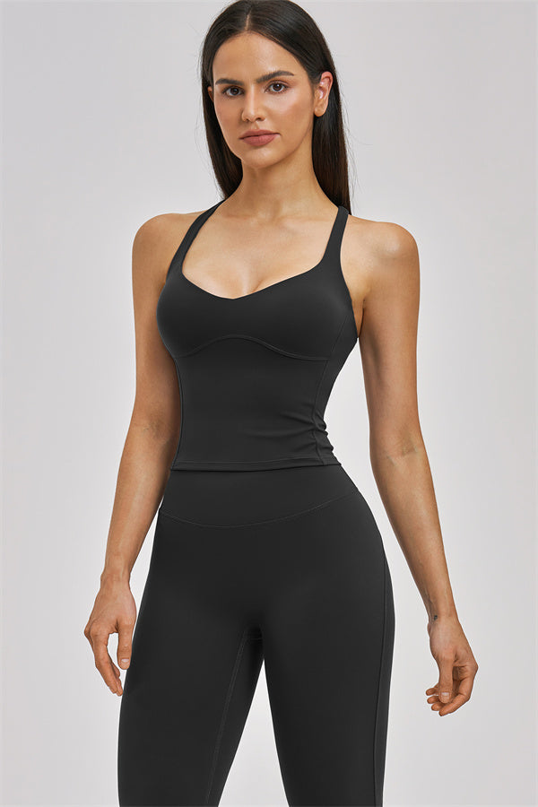 The Zenith Crop Top Flared Leggings 2-Piece Set