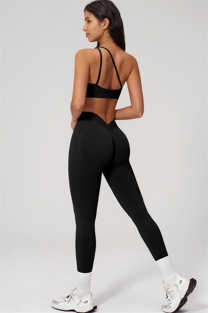 The Empower One-Shoulder Sports Bra Leggings 2-Piece Set