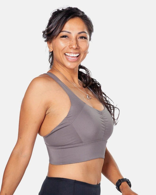 Gametime Bra â€“ Magnetic Gray