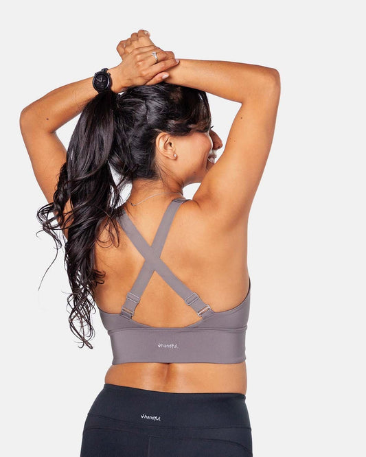 Gametime Bra â€“ Magnetic Gray
