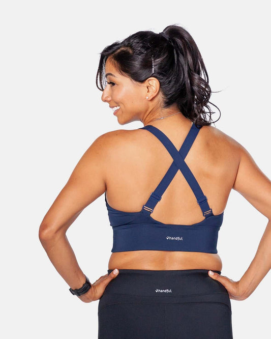Gametime Bra â€“ Night Swim Navy