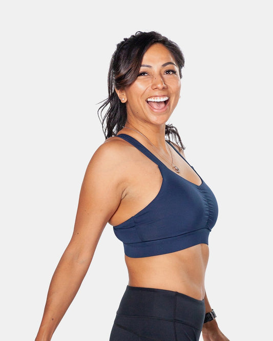 Y-Back Bra â€“ Night Swim Navy