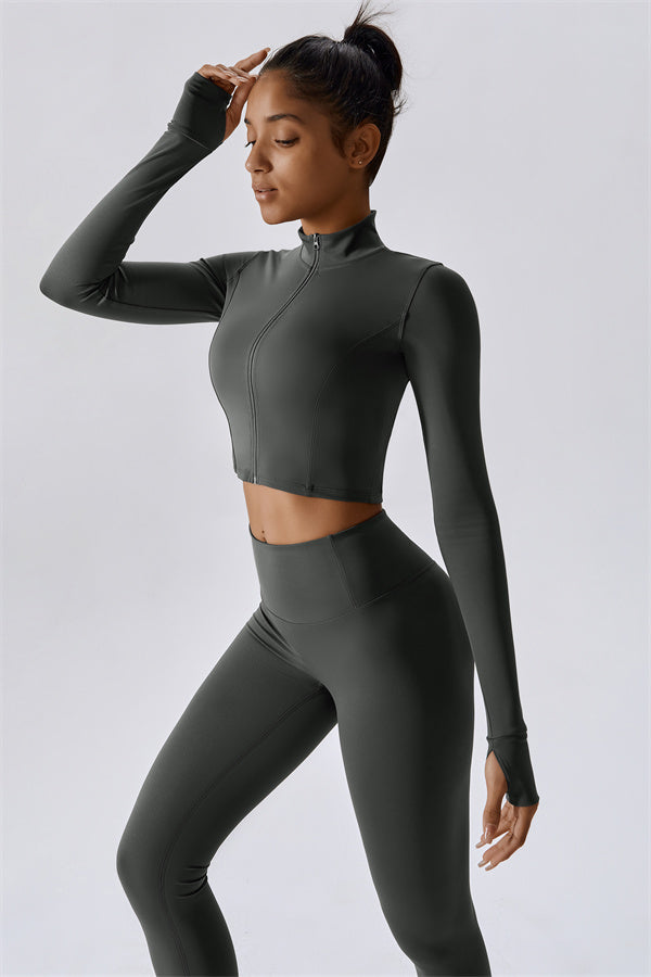 The Eloise Jacket Sports Bra Leggings 3-Piece Set