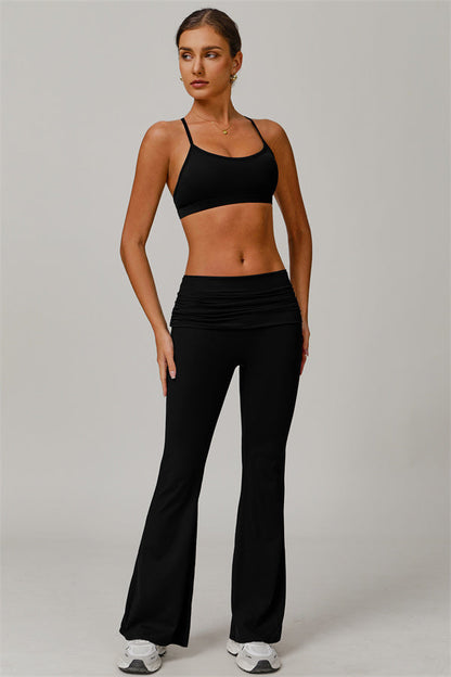 The Juno Star Sports Bra Flared Leggings 2-Piece Set