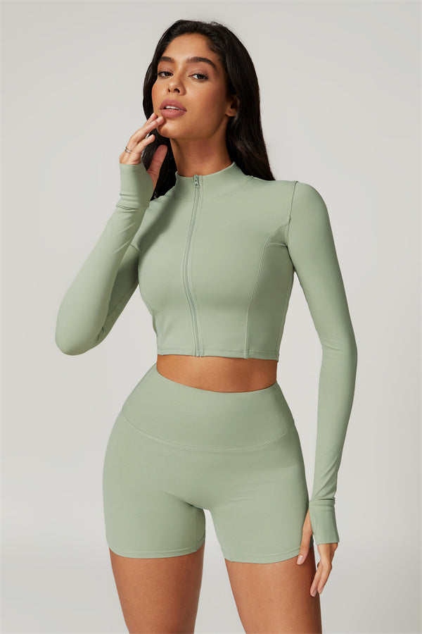 The Eloise Jacket Sports Bra Shorts 3-Piece Set