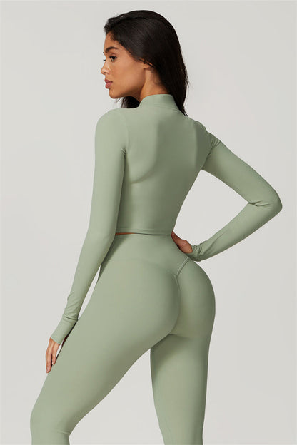 The Eloise Jacket Sports Bra Leggings 3-Piece Set