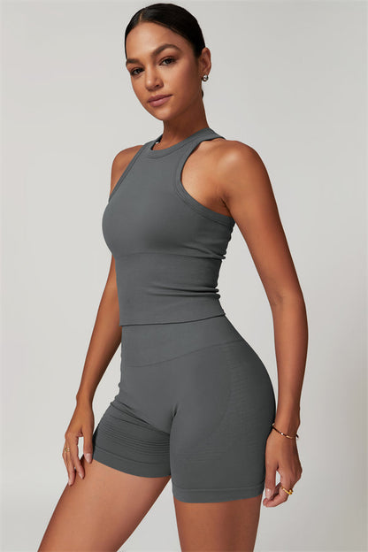 The Delight Crop Top Shorts 2-Piece Set
