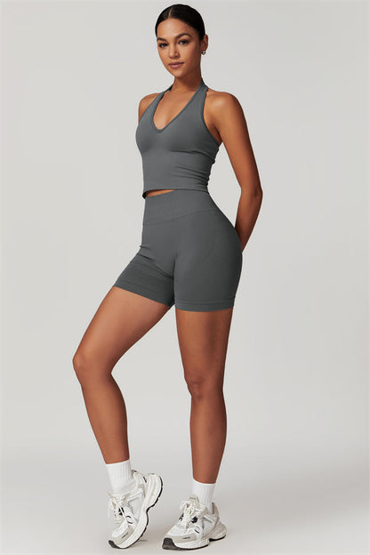 The Delight Halter Top Shorts 2-Piece Set