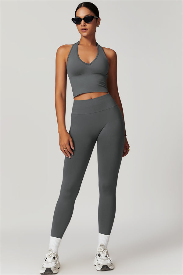 The Delight Halter Top Leggings 2-Piece Set
