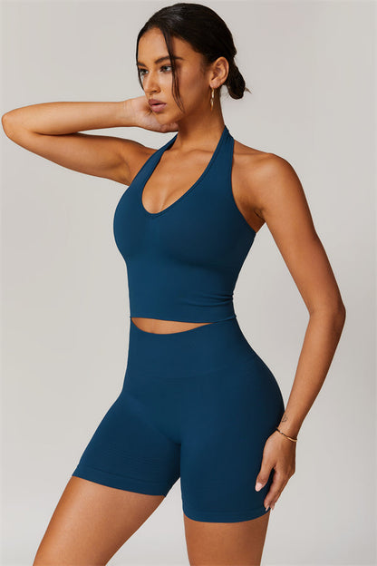 The Delight Halter Top Shorts 2-Piece Set