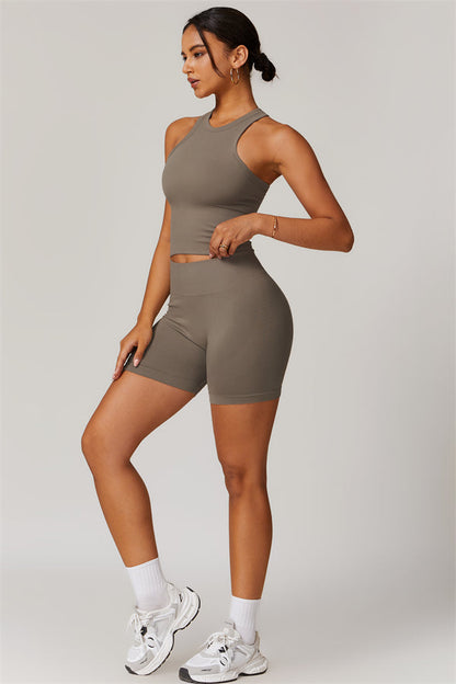 The Delight Crop Top Shorts 2-Piece Set