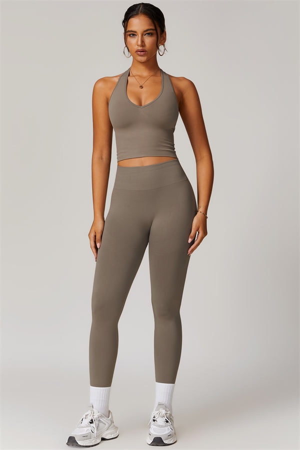 The Delight Halter Top Leggings 2-Piece Set