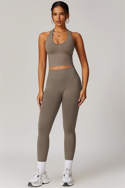 The Delight Halter Top Leggings 2-Piece Set