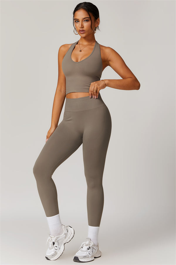 The Delight Halter Top Leggings 2-Piece Set