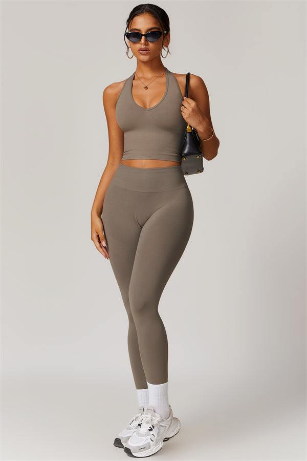 The Delight Halter Top Leggings 2-Piece Set