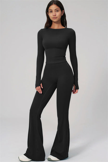 The Rapture Long Sleeve T-shirt Flared Leggings 2-Piece Set