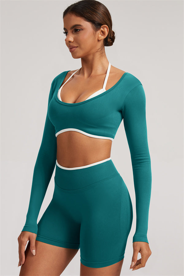 The Elevate Long Sleeve Crop top