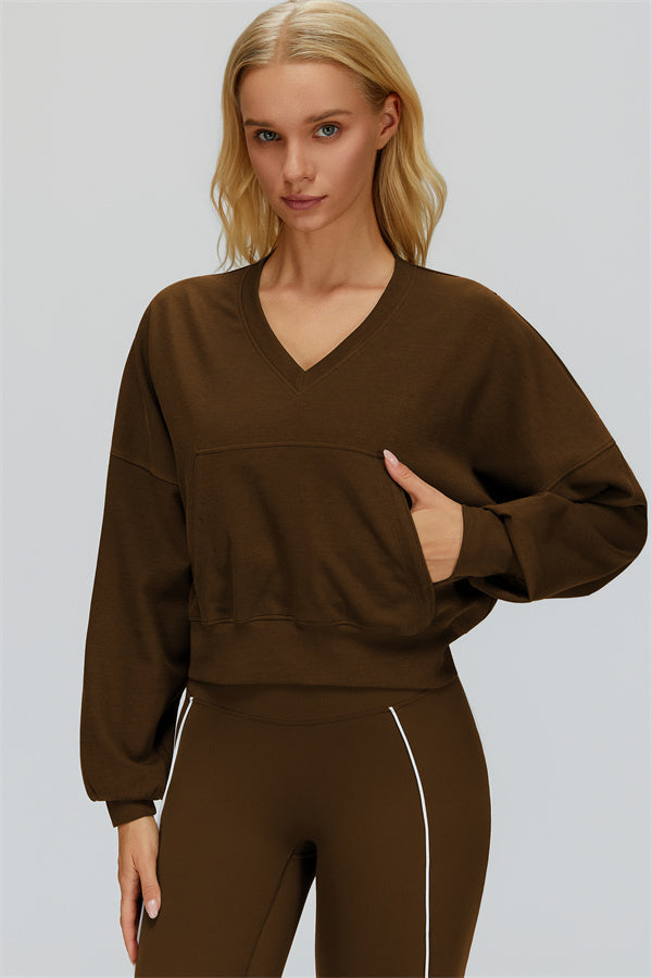 The Whisper V-Neck Hoodie